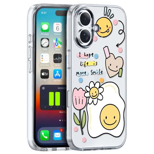 Designer Transparent Case for iPhone 16