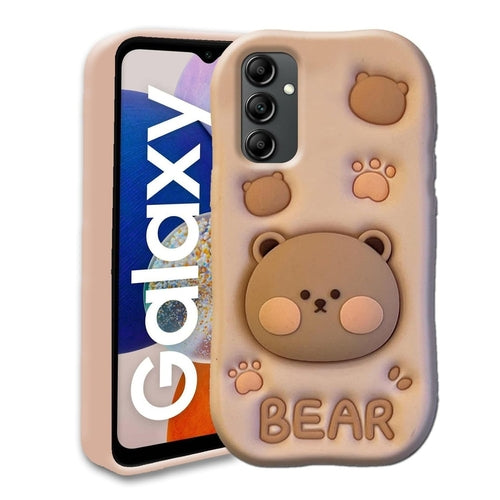 Cute Bear Holder Case Samsung A36 5G